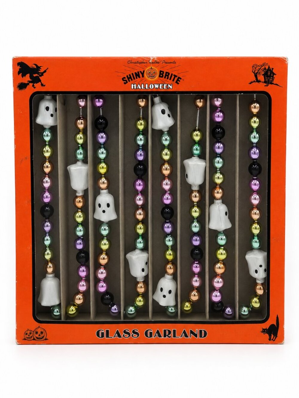 Christopher Radko Shiny Brite Halloween Glass Garland